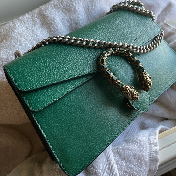 Gucci Handbags - Gucci Dionysus green small size